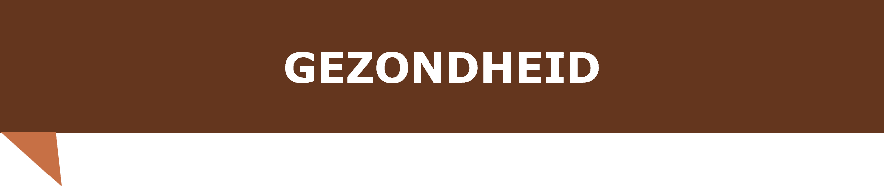 gEZONDHEID bRUIN